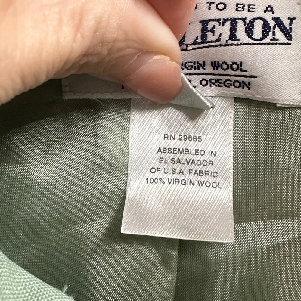 Pendleton  Women’s 100% Virgin Wool Green Button-Up Jacket size 14. NWT